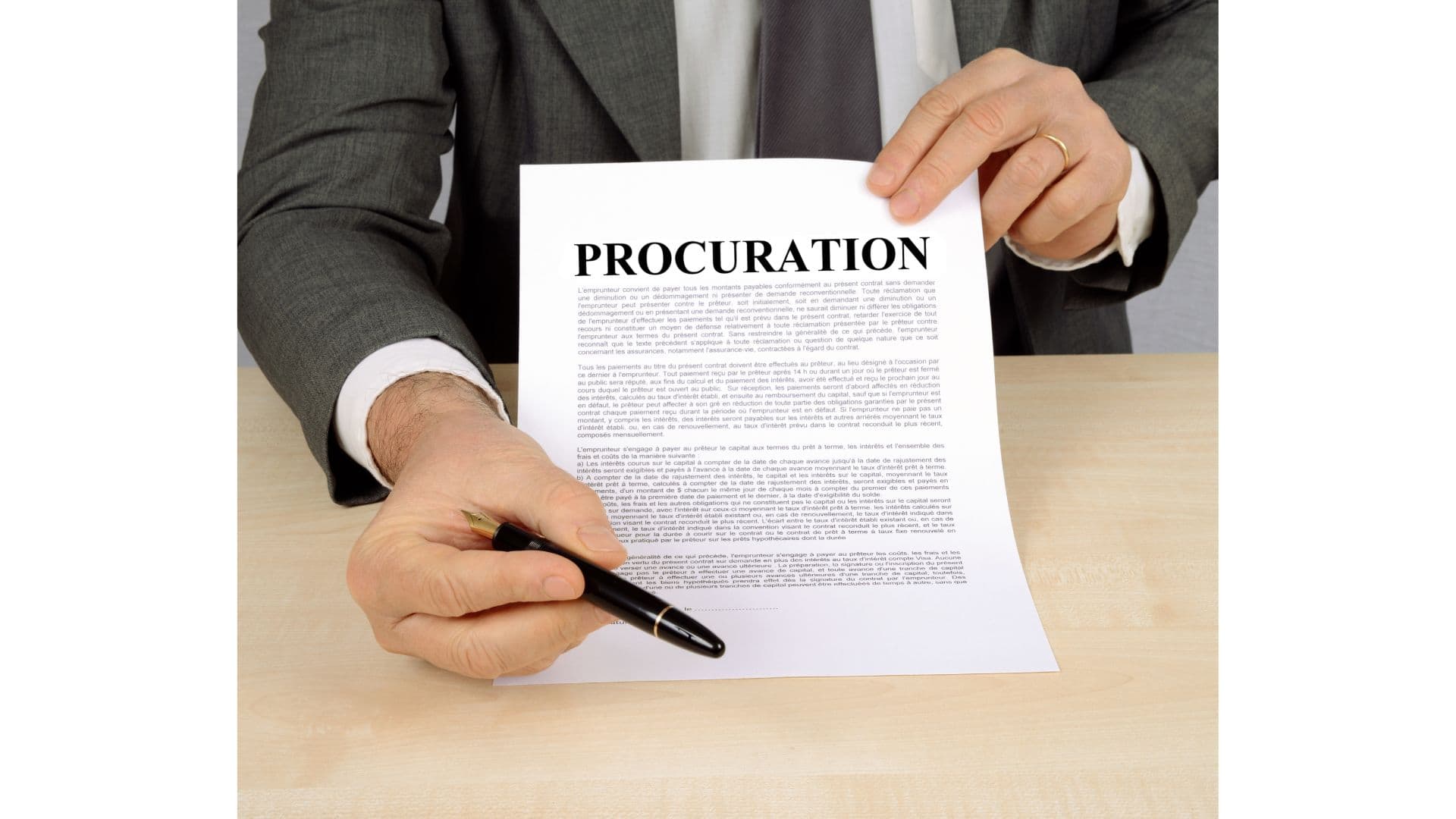 French Power of Attorney (Procuration)